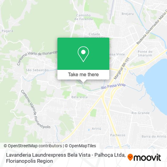 Lavanderia Laundrexpress Bela Vista - Palhoça Ltda map