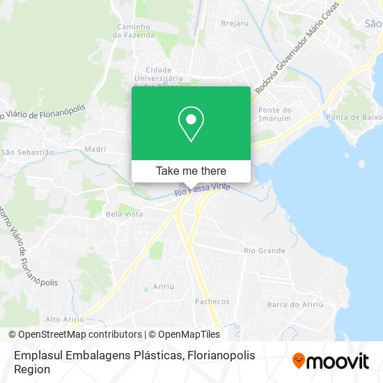 Emplasul Embalagens Plásticas map