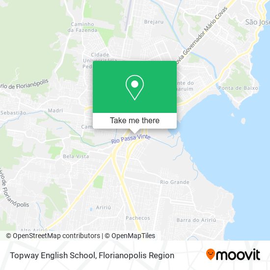 Topway English School map