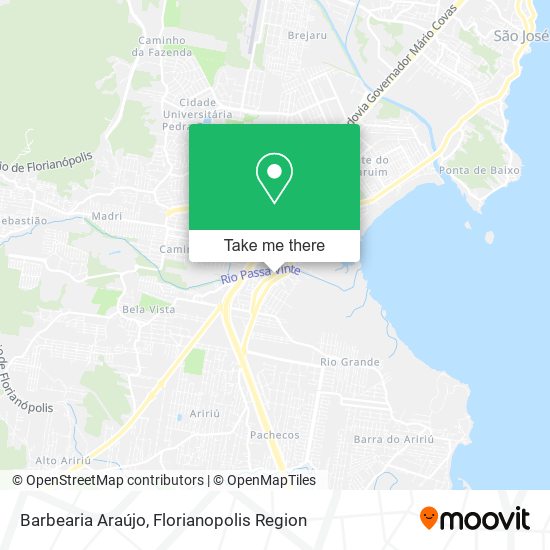 Barbearia Araújo map