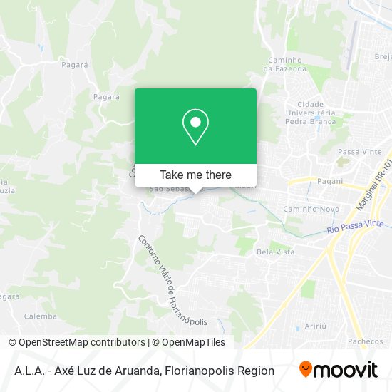 A.L.A. - Axé Luz de Aruanda map
