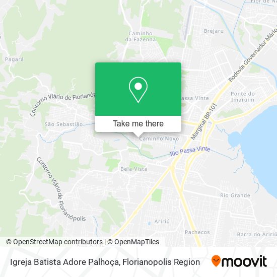 Igreja Batista Adore Palhoça map