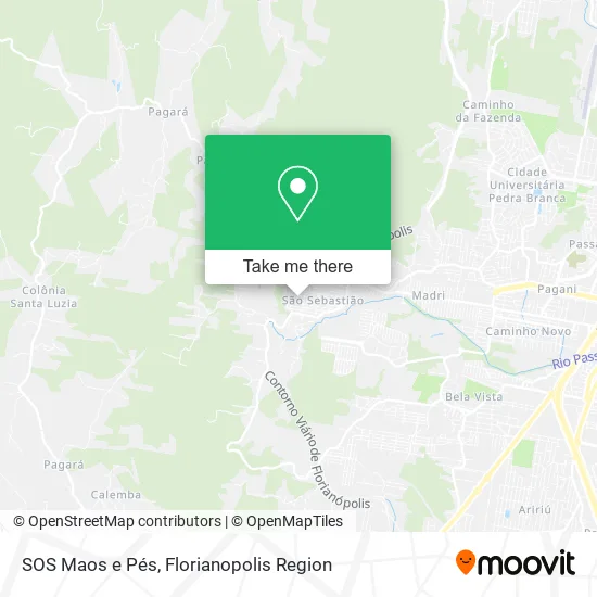 SOS Maos e Pés map
