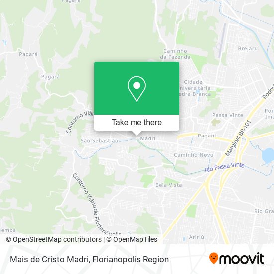 Mais de Cristo Madri map