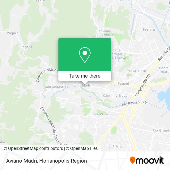 Aviário Madri map