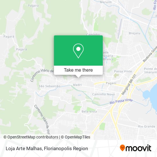 Loja Arte Malhas map