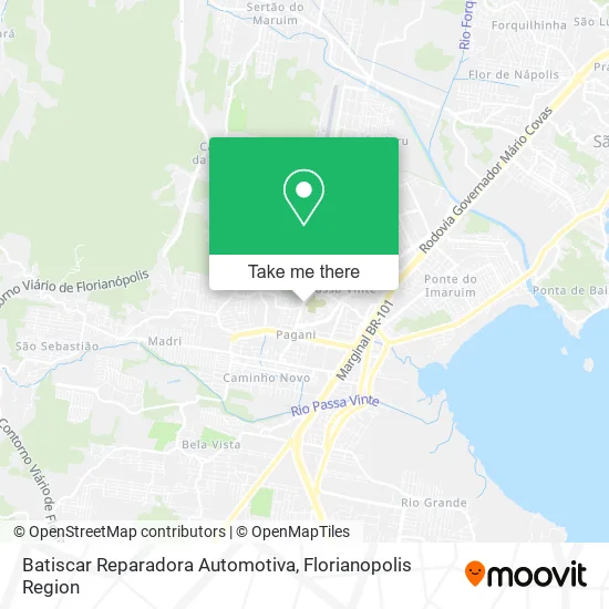 Batiscar Reparadora Automotiva map