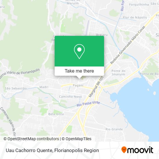 Uau Cachorro Quente map