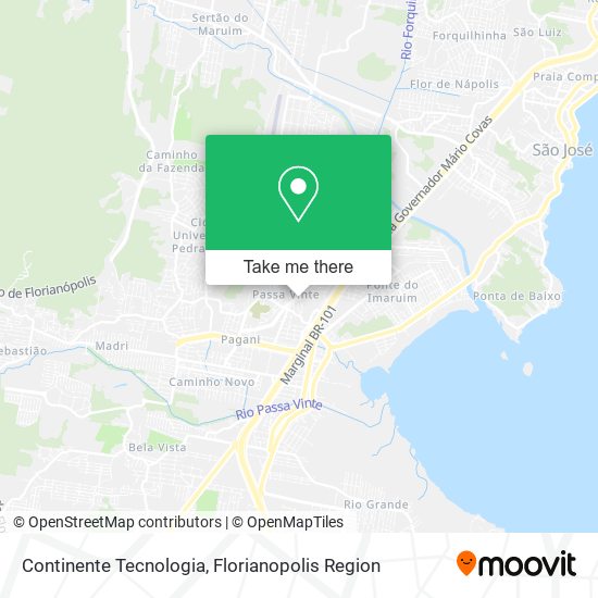 Continente Tecnologia map