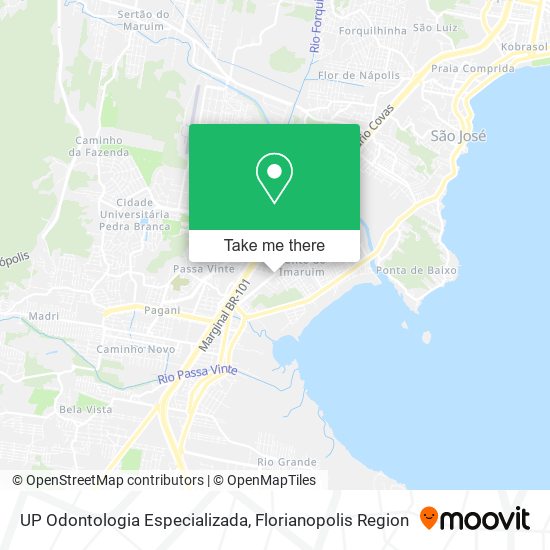 UP Odontologia Especializada map