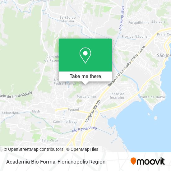 Academia Bio Forma map