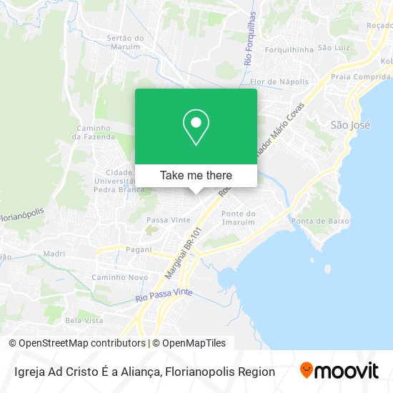 Igreja Ad Cristo É a Aliança map