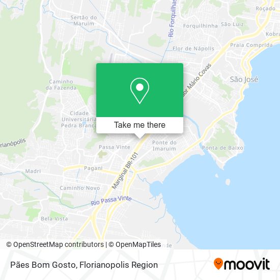Pães Bom Gosto map
