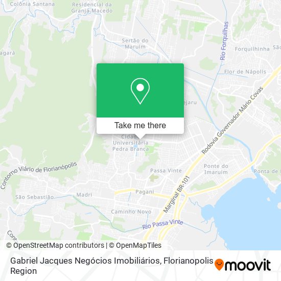 Gabriel Jacques Negócios Imobiliários map