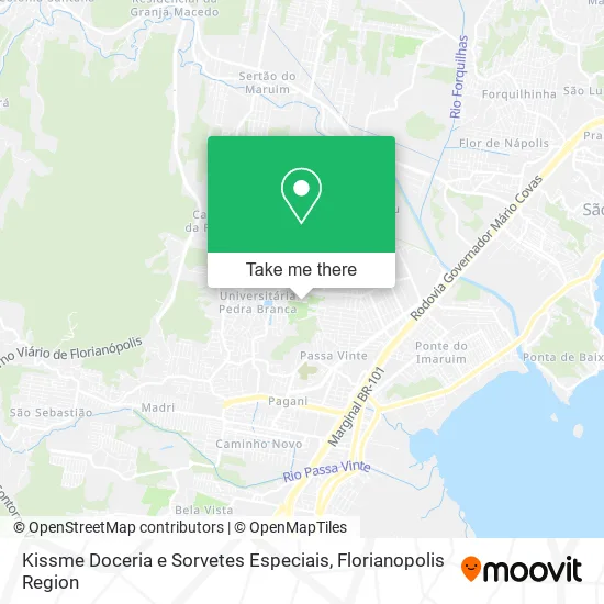 Kissme Doceria e Sorvetes Especiais map