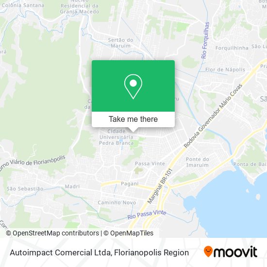 Autoimpact Comercial Ltda map