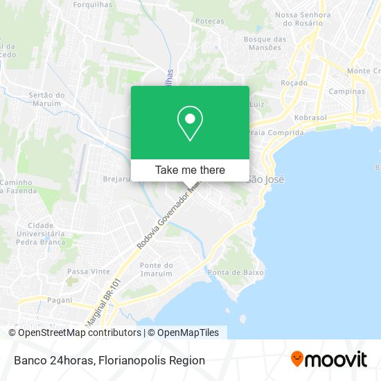 Mapa Banco 24horas