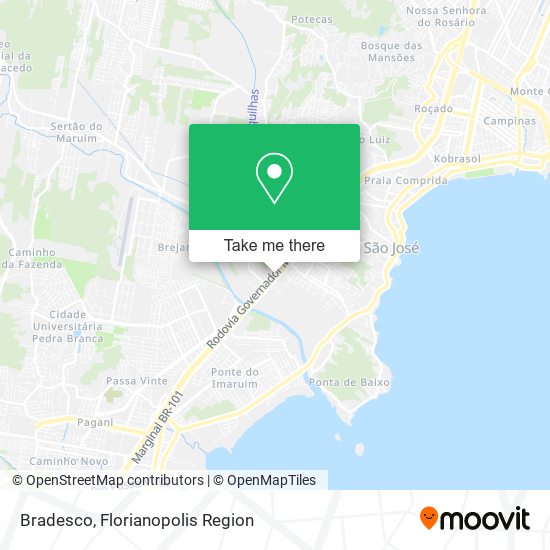 Bradesco map