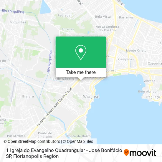 1 Igreja do Evangelho Quadrangular - José Bonifácio SP map