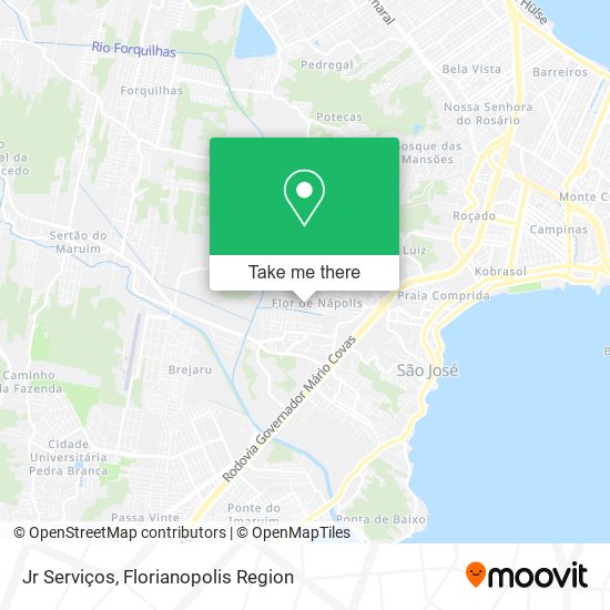 Jr Serviços map