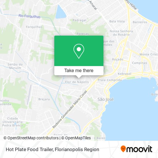 Hot Plate Food Trailer map