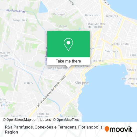 R&a Parafusos, Conexões e Ferragens map