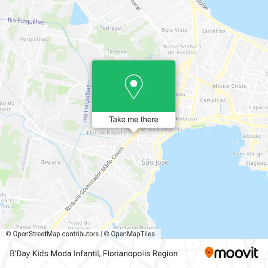 B'Day Kids Moda Infantil map