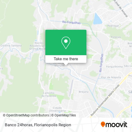 Banco 24horas map