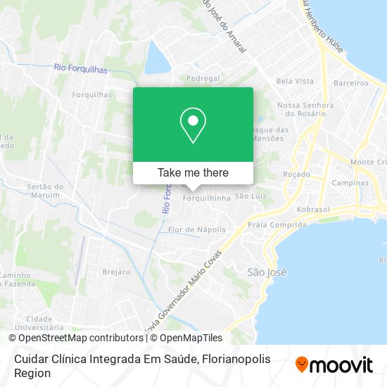 Cuidar Clínica Integrada Em Saúde map