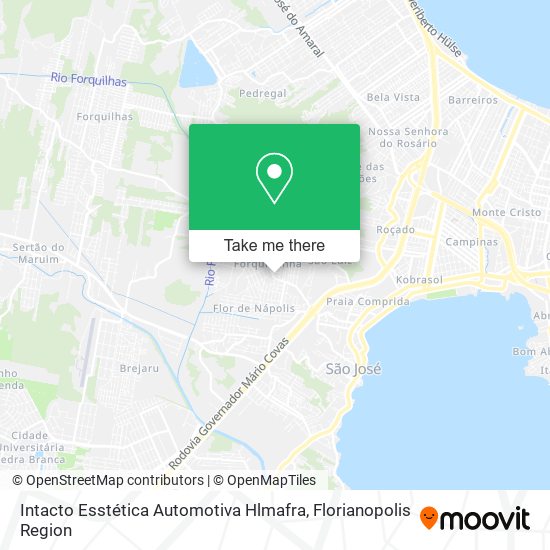Intacto Esstética Automotiva Hlmafra map