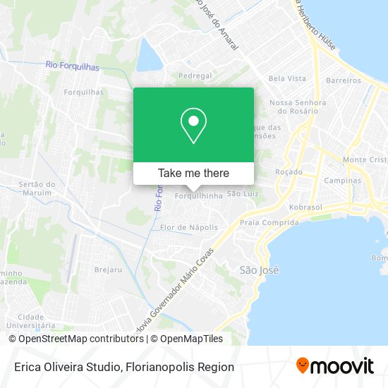 Erica Oliveira Studio map