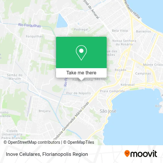 Inove Celulares map