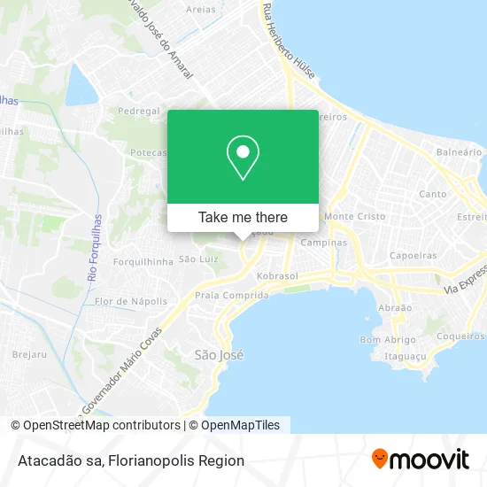Mapa Atacadão sa