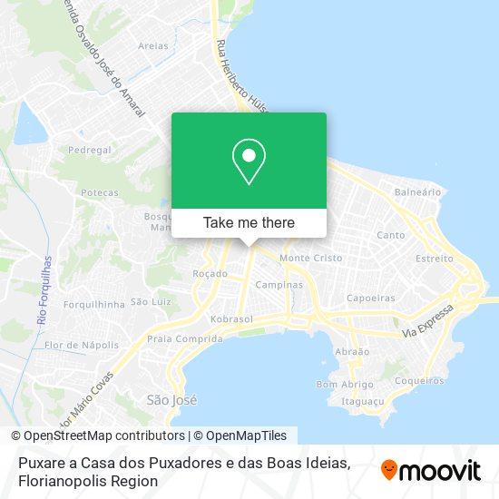 Mapa Puxare a Casa dos Puxadores e das Boas Ideias