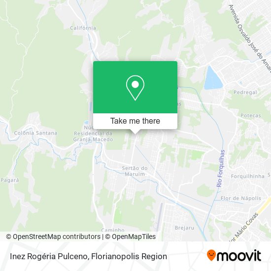Inez Rogéria Pulceno map