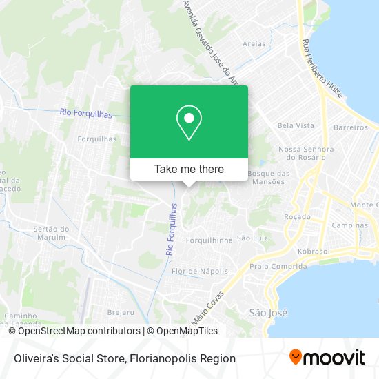 Oliveira's Social Store map