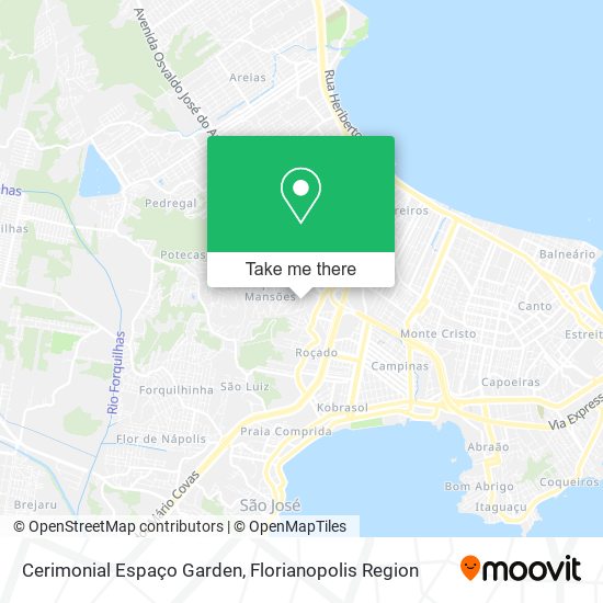 Cerimonial Espaço Garden map