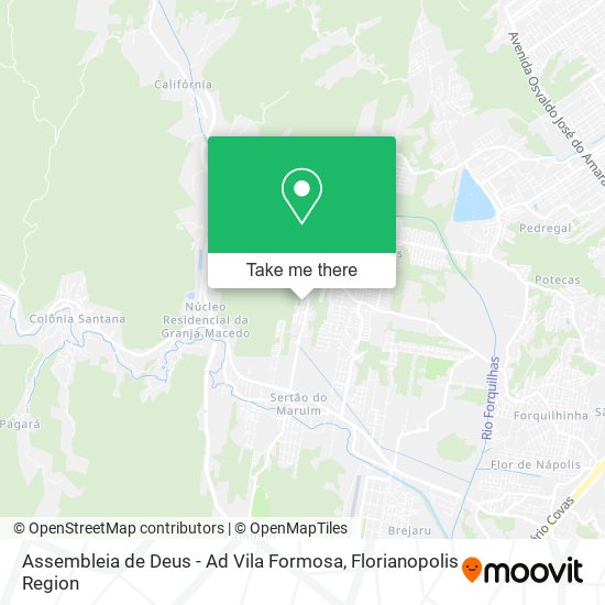 Assembleia de Deus - Ad Vila Formosa map