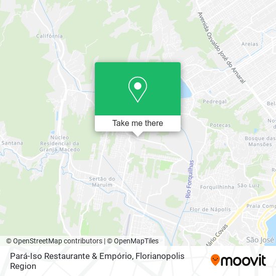 Mapa Pará-Iso Restaurante & Empório