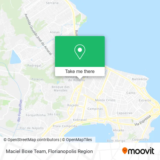 Maciel Boxe Team map