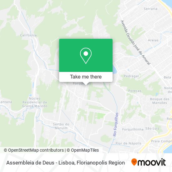Assembleia de Deus - Lisboa map