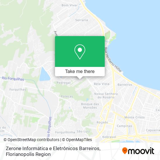 Zerone Informática e Eletrônicos Barreiros map