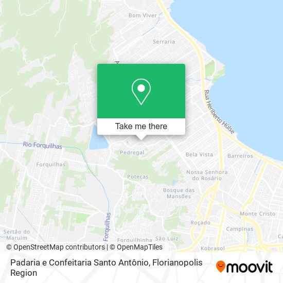 Padaria e Confeitaria Santo Antônio map