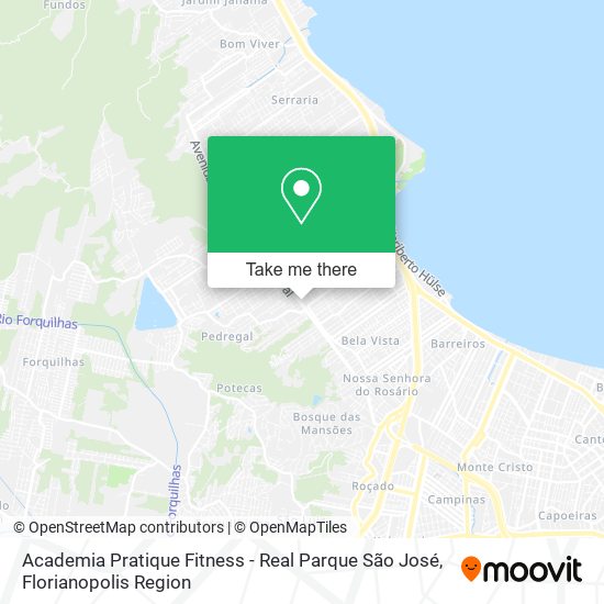 Academia Pratique Fitness - Real Parque São José map
