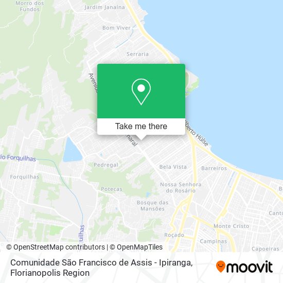 Comunidade São Francisco de Assis - Ipiranga map