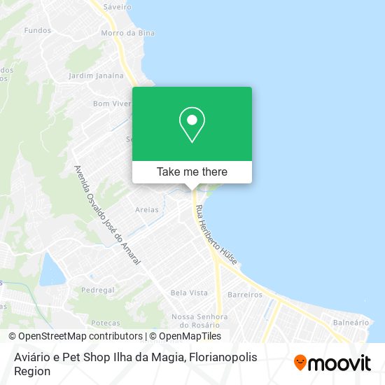 Aviário e Pet Shop Ilha da Magia map