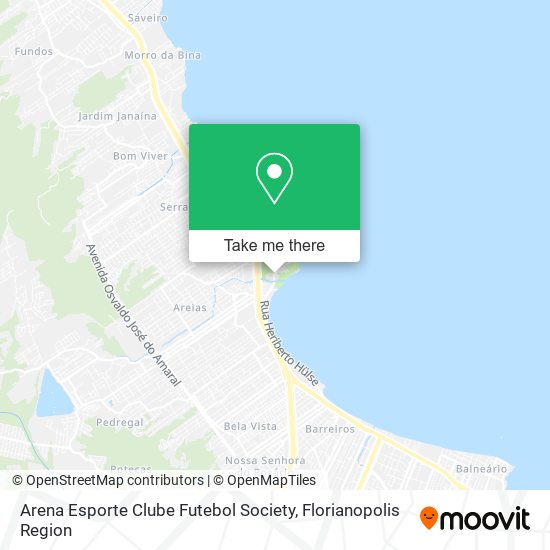 Arena Esporte Clube Futebol Society map