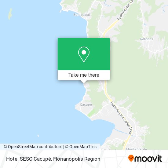 Hotel SESC Cacupé map