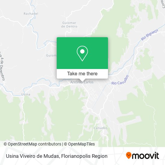 Usina Viveiro de Mudas map
