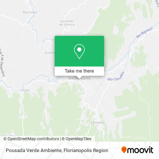Pousada Verde Ambiente map